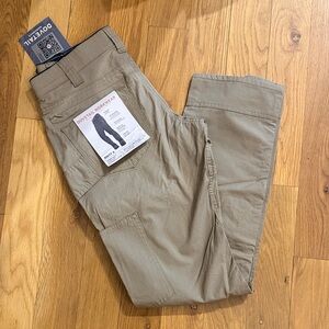 Dovetail Workwear Women's Tan Straight Leg Pants